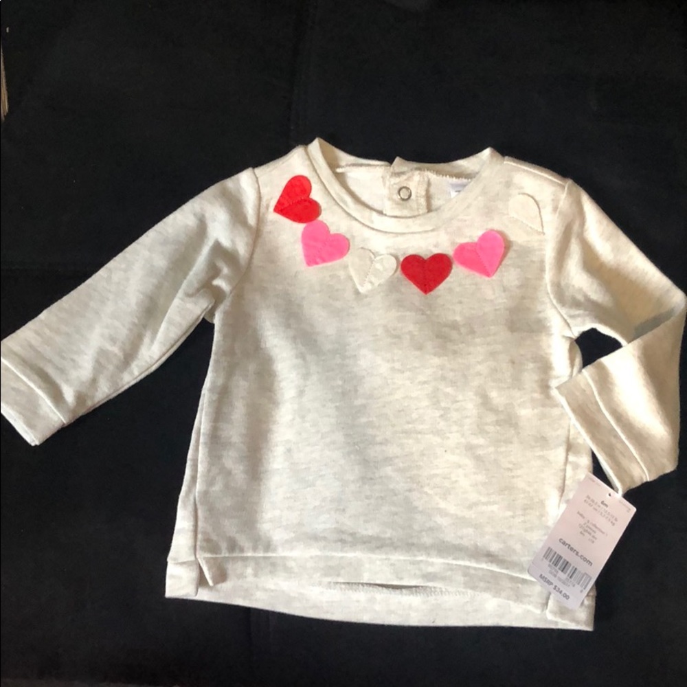 Heart Carter’s light sweater